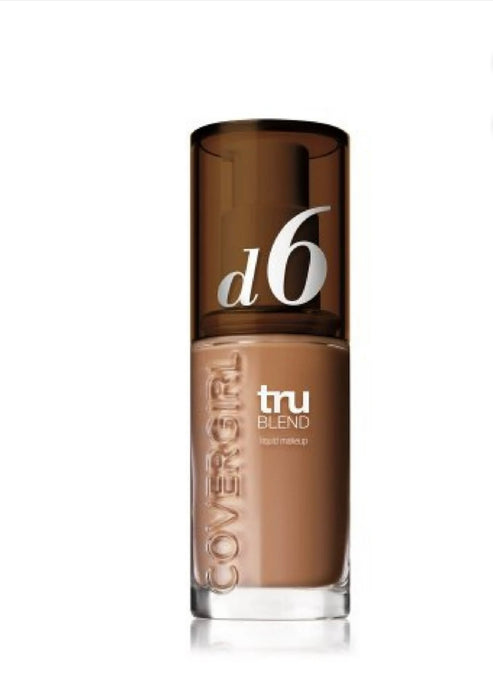 CoverGirl TruBlend Liquid Foundation Makeup, Toasted Almond D6 1oz (Pack of 2)