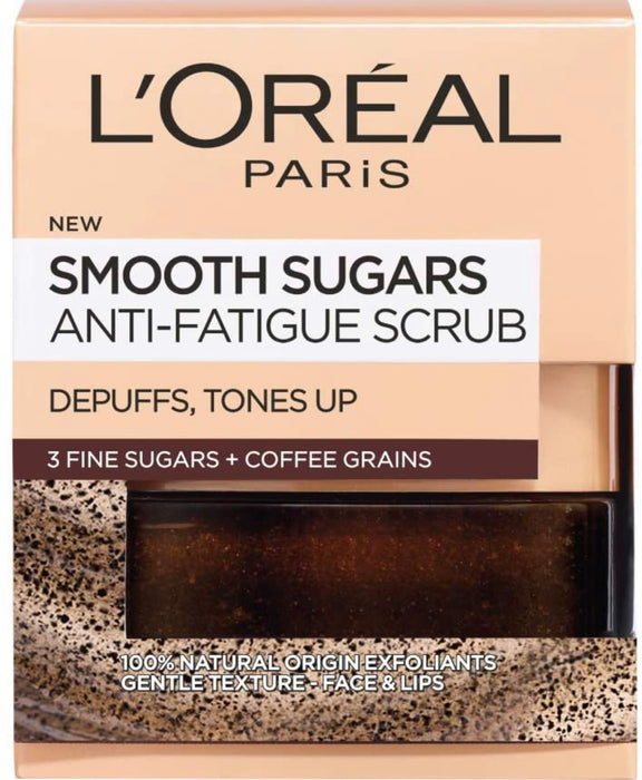 L'Oreal Paris Pure Sugar Scrub Resurface and Energize Coffee Facial Scrub, 1.7 fl. oz.