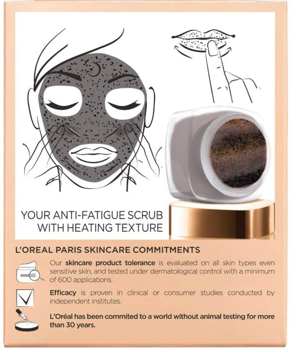 L'Oreal Paris Pure Sugar Scrub Resurface and Energize Coffee Facial Scrub, 1.7 fl. oz.