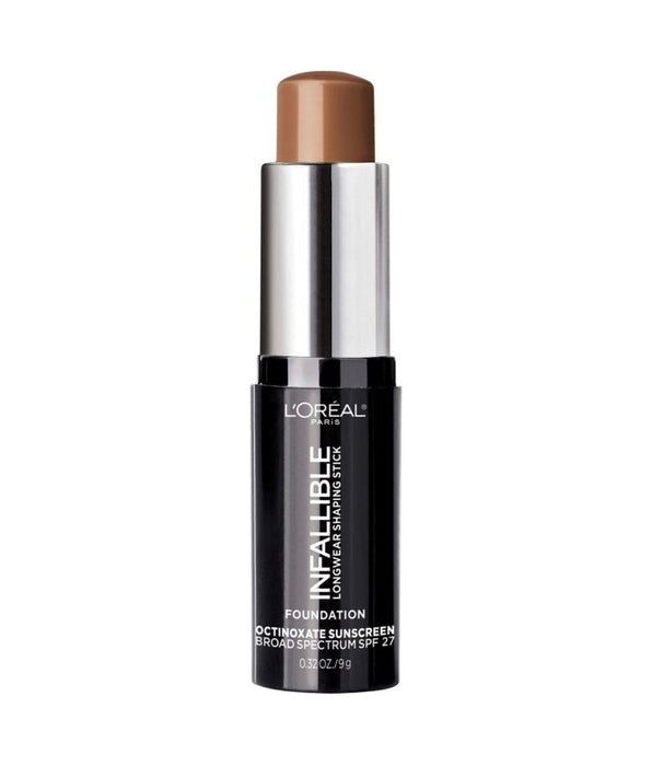 L'Oreal Paris Infallible Longwear Foundation Shaping Stick, Chestnut (411)