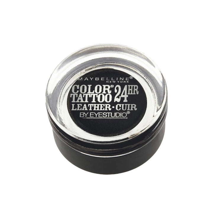 Maybelline Eyestudio ColorTattoo Leather 24HR Cream Eyeshadow, Dramatic Black
