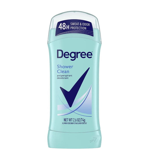 Degree Original Antiperspirant Deodorant Shower Clean 48H Odor Protection for Women, 2.6 oz