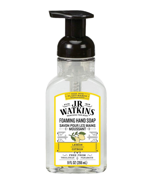 J.R. Watkins Foam Hand Soap, Lemon, 9 oz