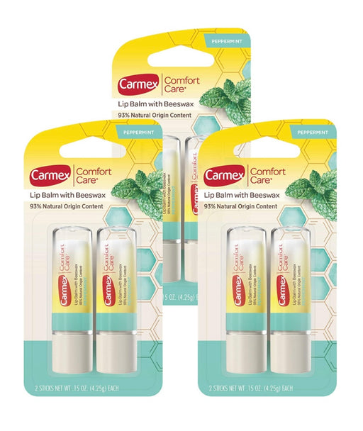 Carmex Comfort Care Natural Lip Balm - Peppermint 5ml
