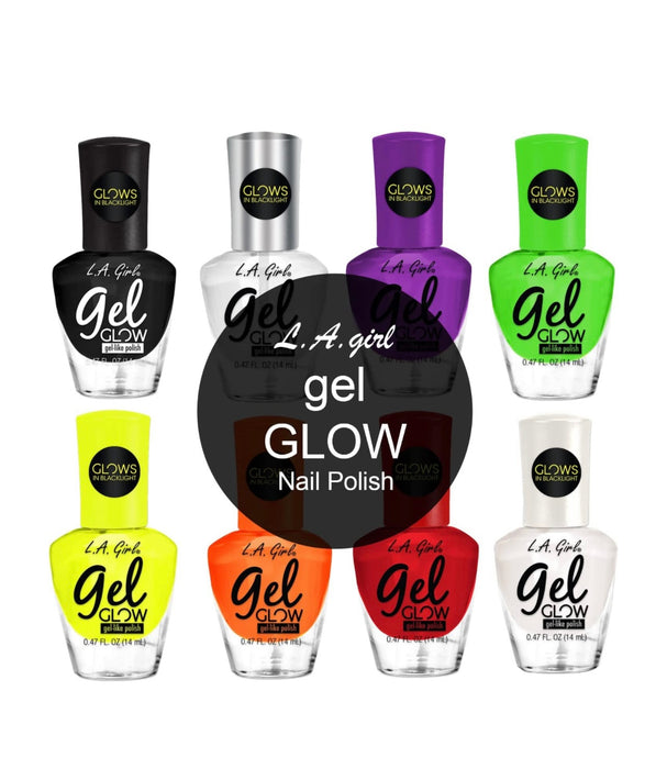L.A. Girl L.A. Girl Gel-like Glow in Blacklight Polish - RATED R - 0.47 oz