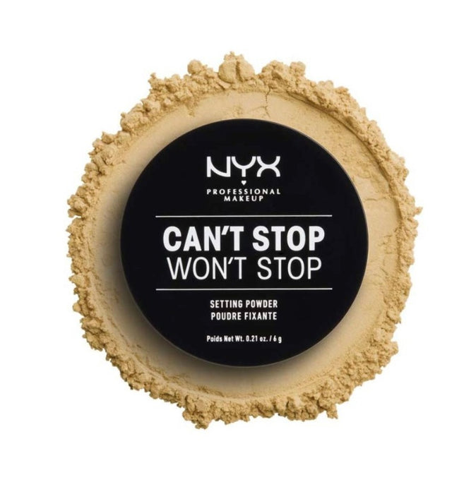 NYX Professional Makeup Can't Stop Won't Stop Setting Powder-Yellow (Banana)