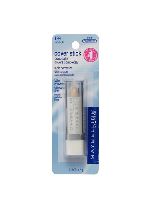 Maybelline New York Cover Stick Concealer, White/Blanc, Corrector (199)