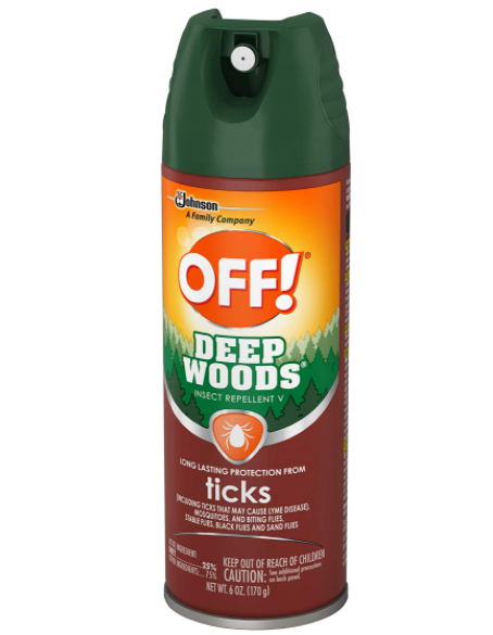 OFF! Deep Woods Insect Repellent V Ticks Aerosol