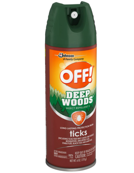 OFF! Deep Woods Insect Repellent V Ticks Aerosol