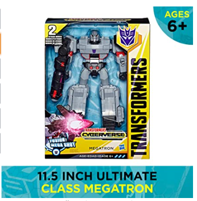 Transformers Toys Cyberverse Action Attackers Ultimate Class Megatron Action Figure