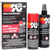 K&N Air Filter Cleaning Kit: Squeeze Bottle Filter Cleaner and Red Oil Service Kit 99-5050